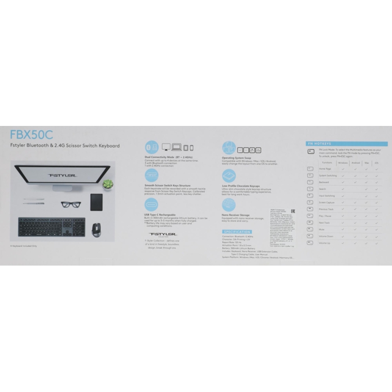 A4Tech FBX50C GREY