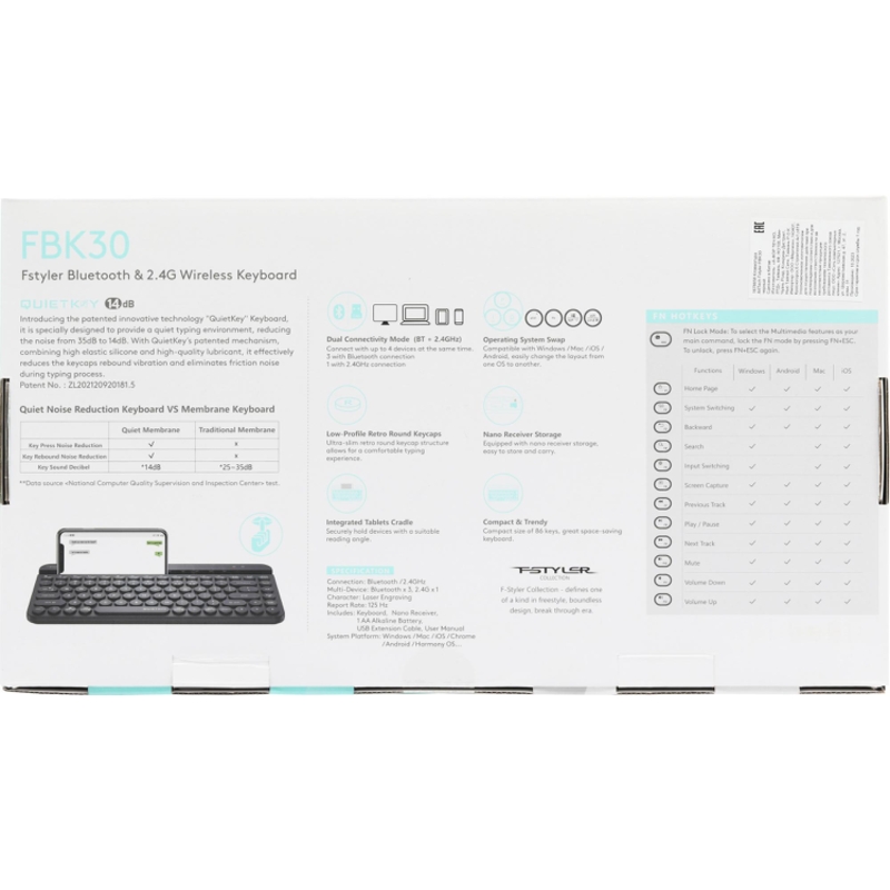 A4Tech FBK30  BLACK
