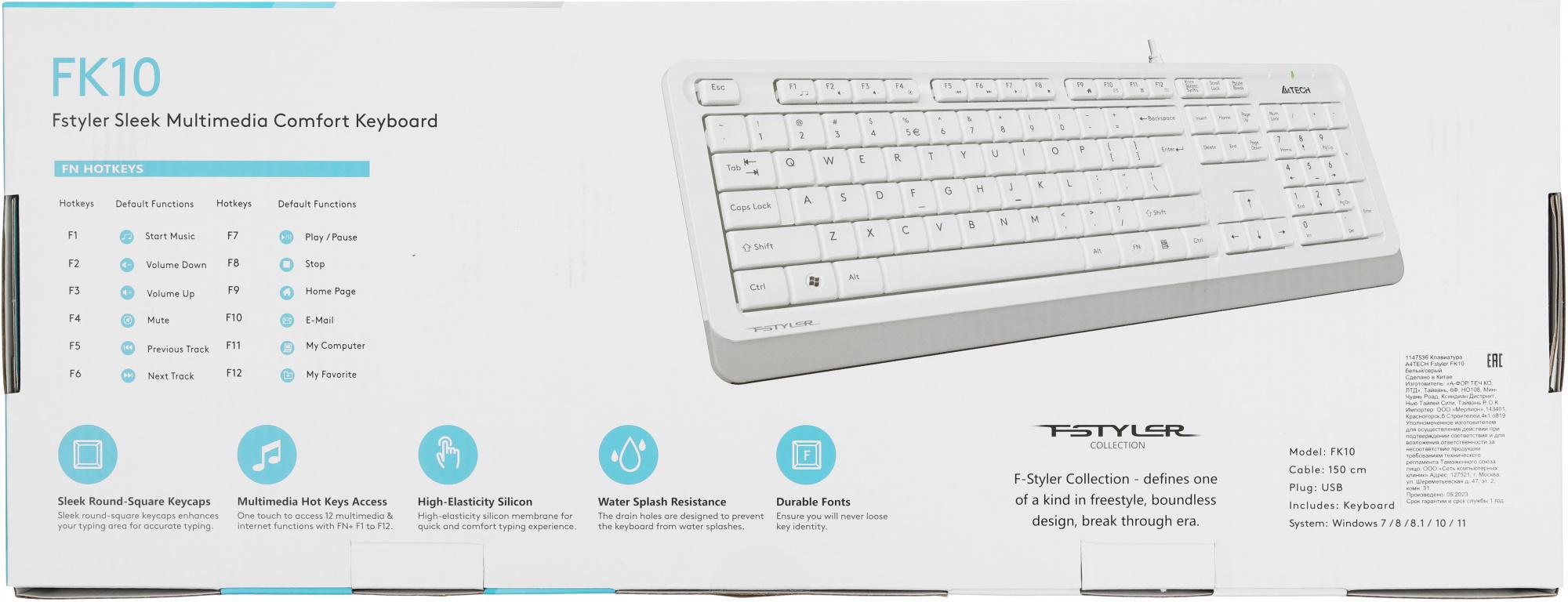 A4Tech FK10 WHITE