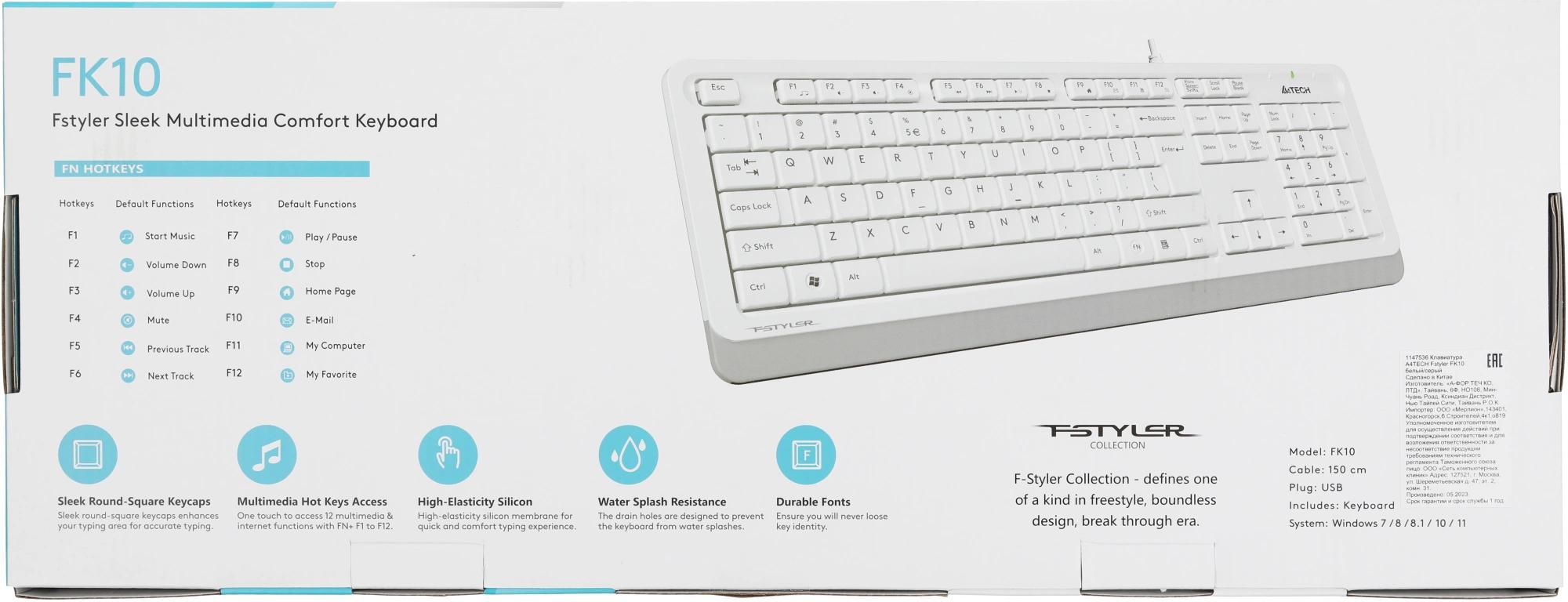 A4Tech FK10 WHITE