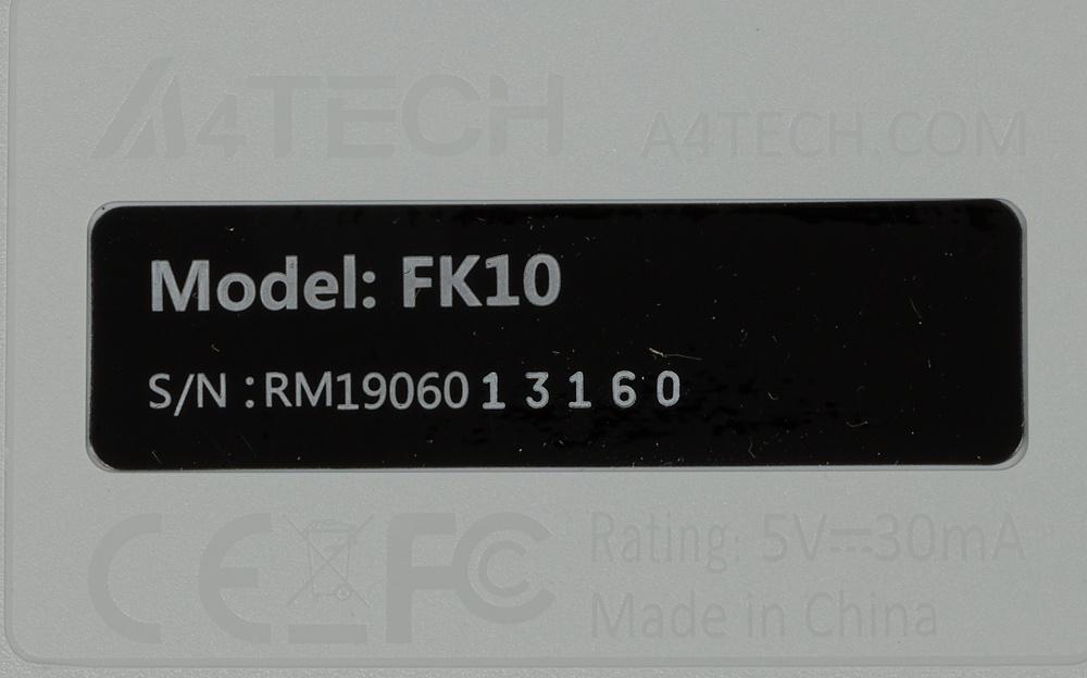 A4Tech FK10 WHITE