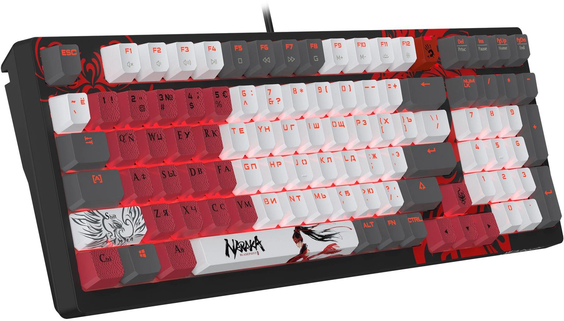A4Tech S98 NARAKA BLMS RED PLUS