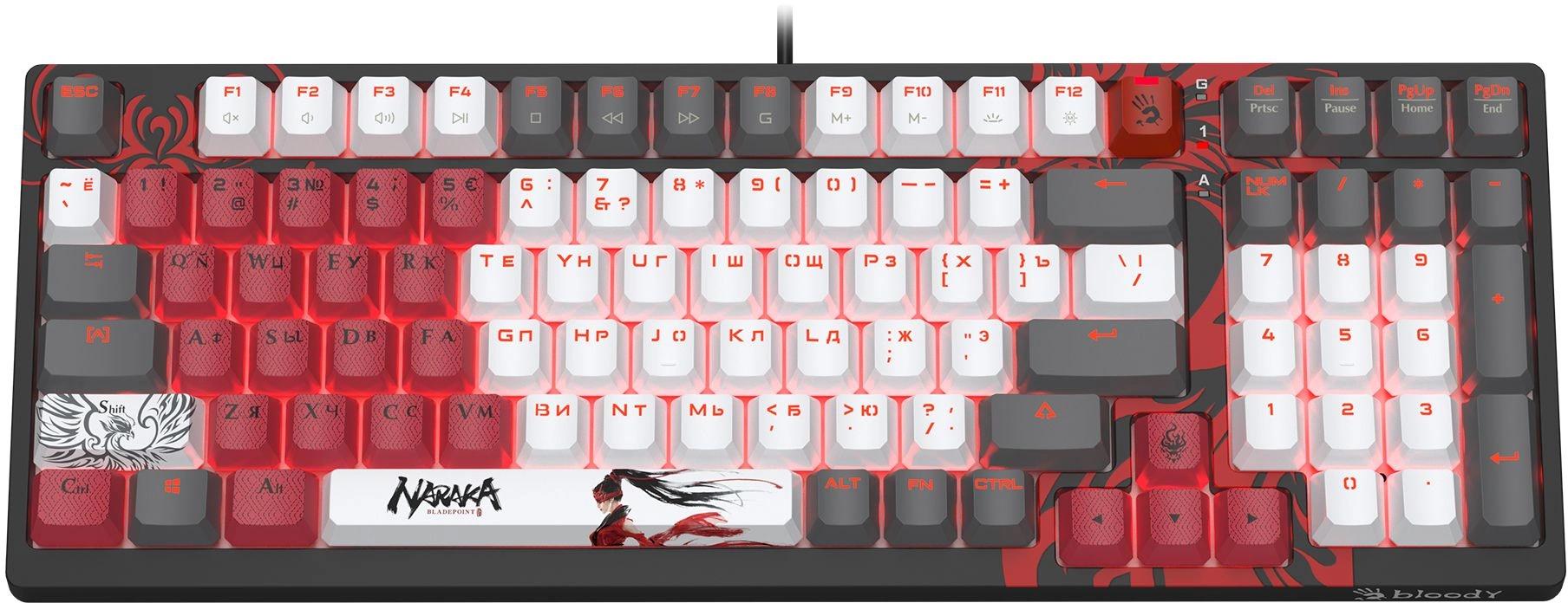 A4Tech S98 NARAKA BLMS RED PLUS