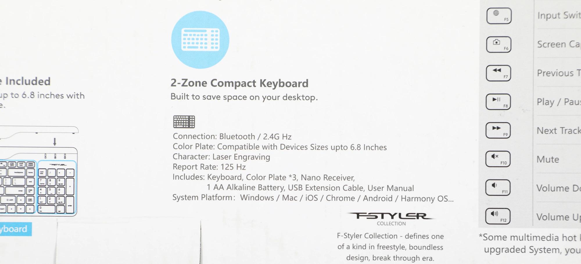 A4Tech FBK25 BLACK