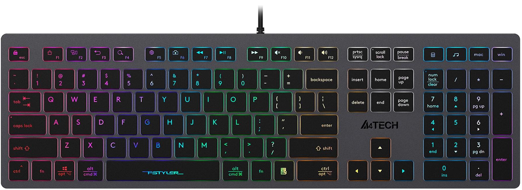 A4Tech FX60H GREY/NEON