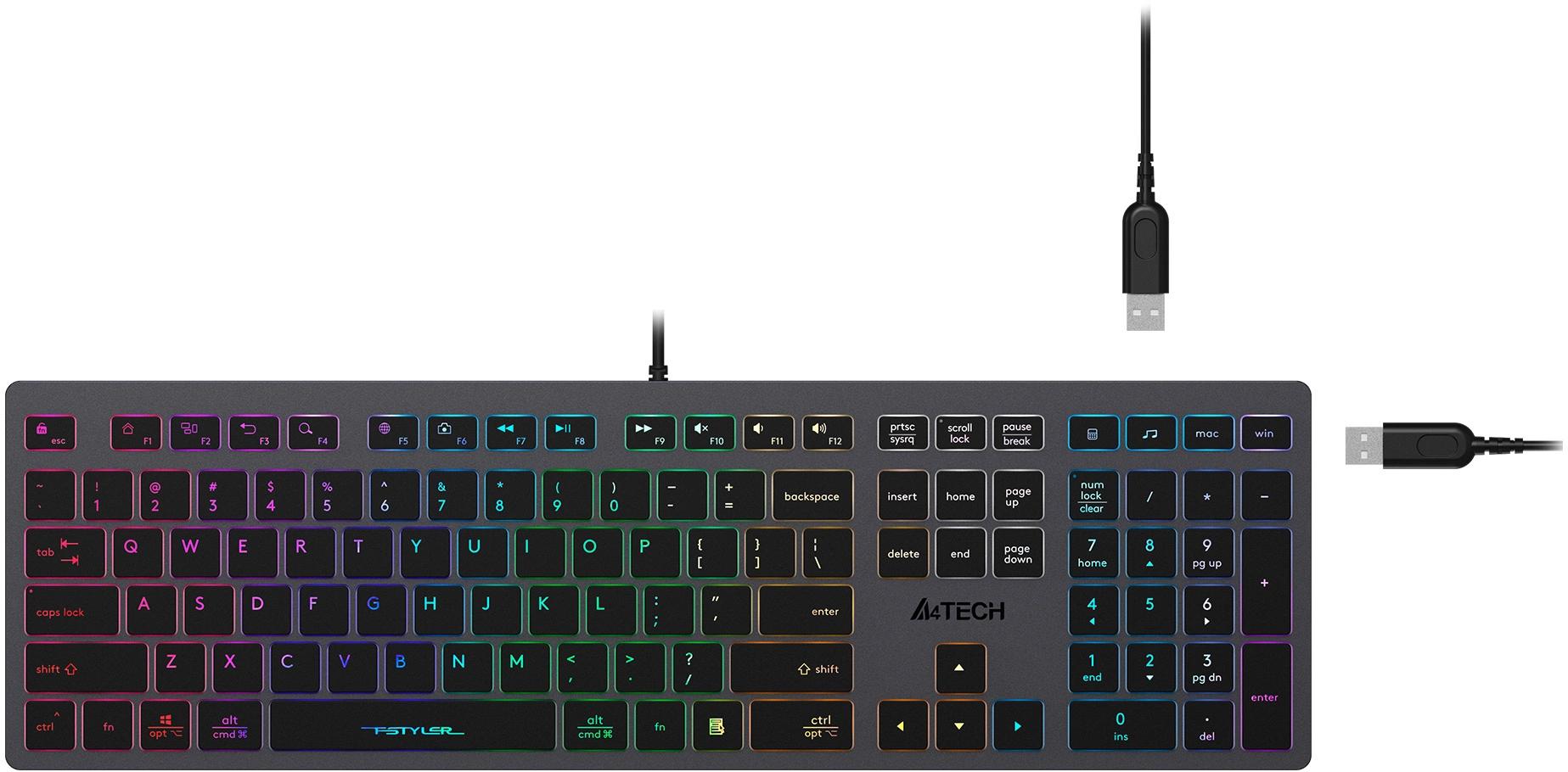 A4Tech FX60H GREY/NEON