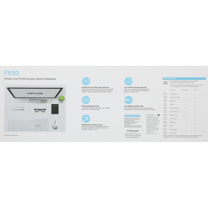 A4Tech FX50 WHITE