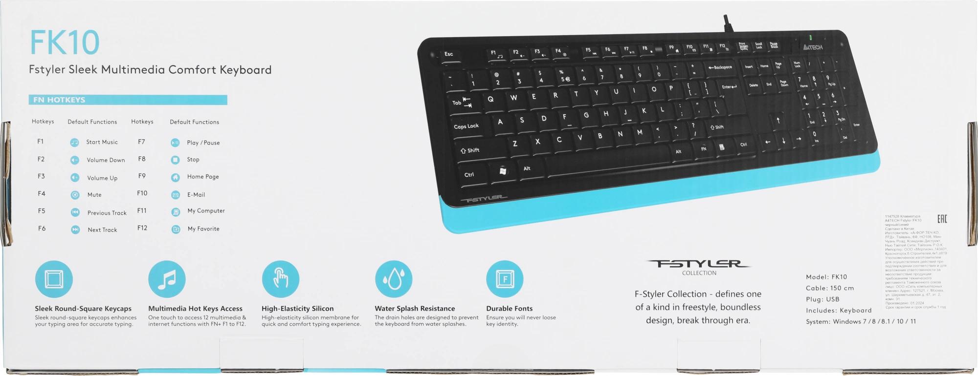 A4Tech FK10 BLUE
