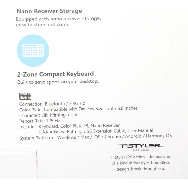 A4Tech FBK25 WHITE