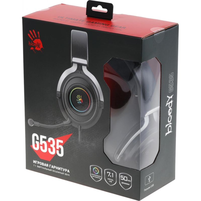 A4Tech G535 (BLACK+SILVER) USB