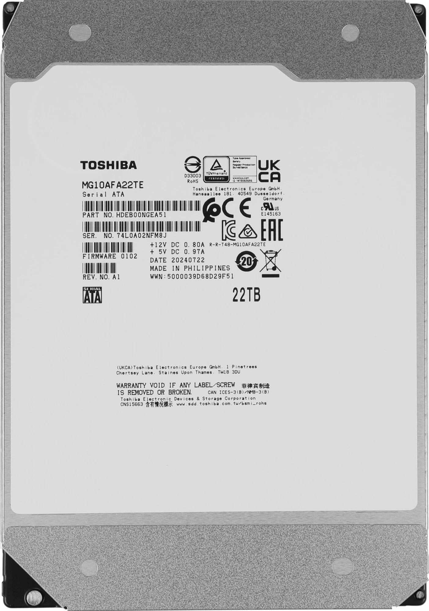 Toshiba MG10AFA22TE