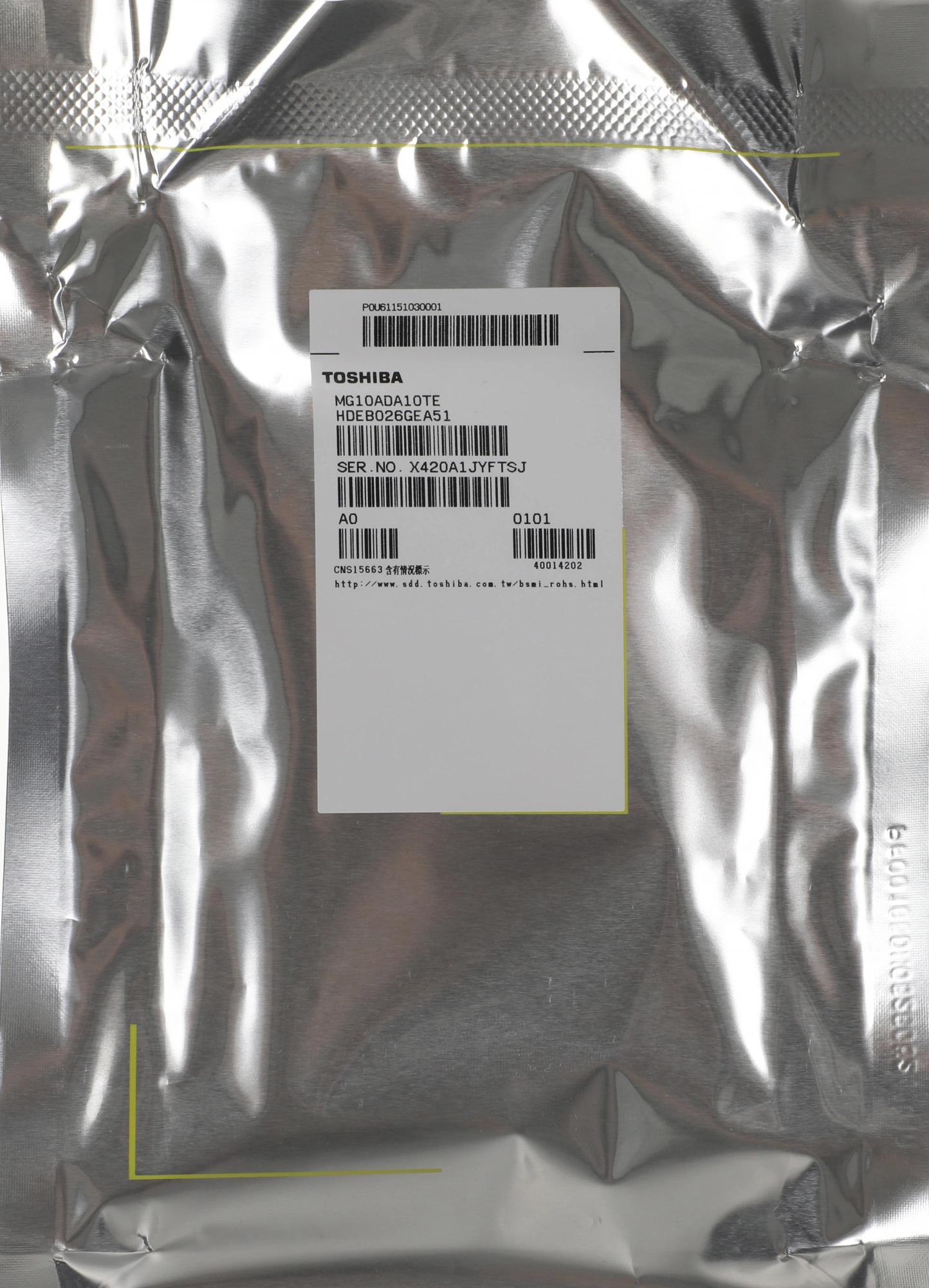 Toshiba MG10ADA10TE