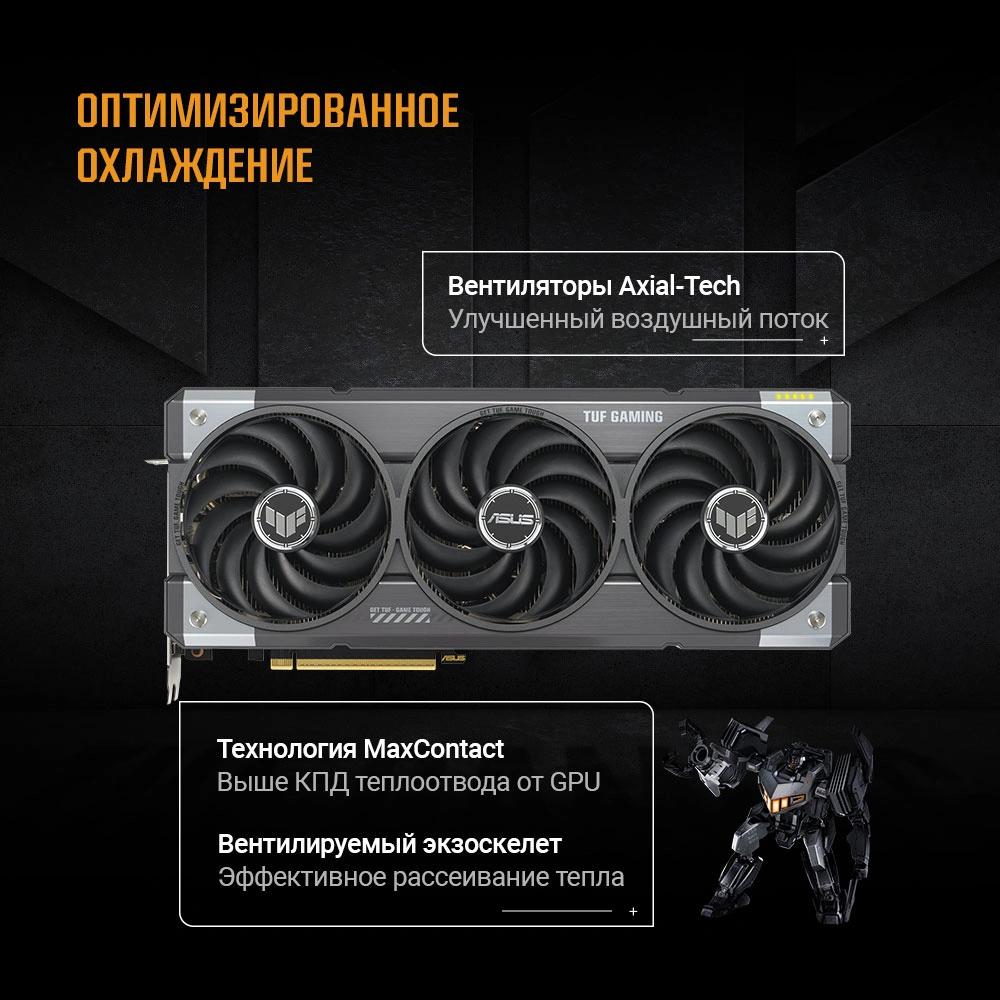 Видеокарта ASUS TUF-RTX5070-O12G-GAMING//RTX5070,HDMI*2,DP*3,12G,D7; 90YV0LZ0-M0NA00