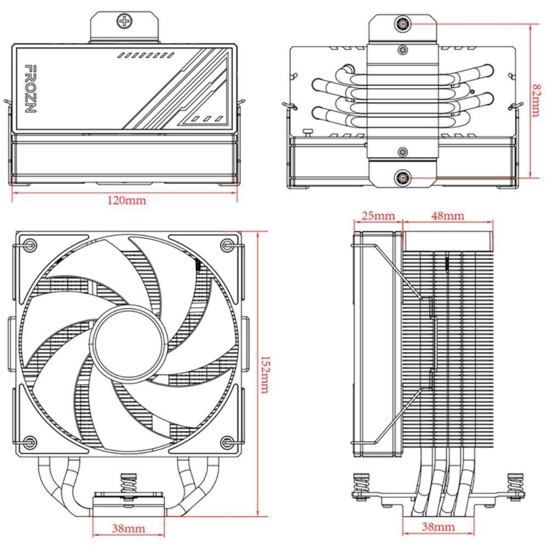 ID-COOLING FROZN_A410_BLACK