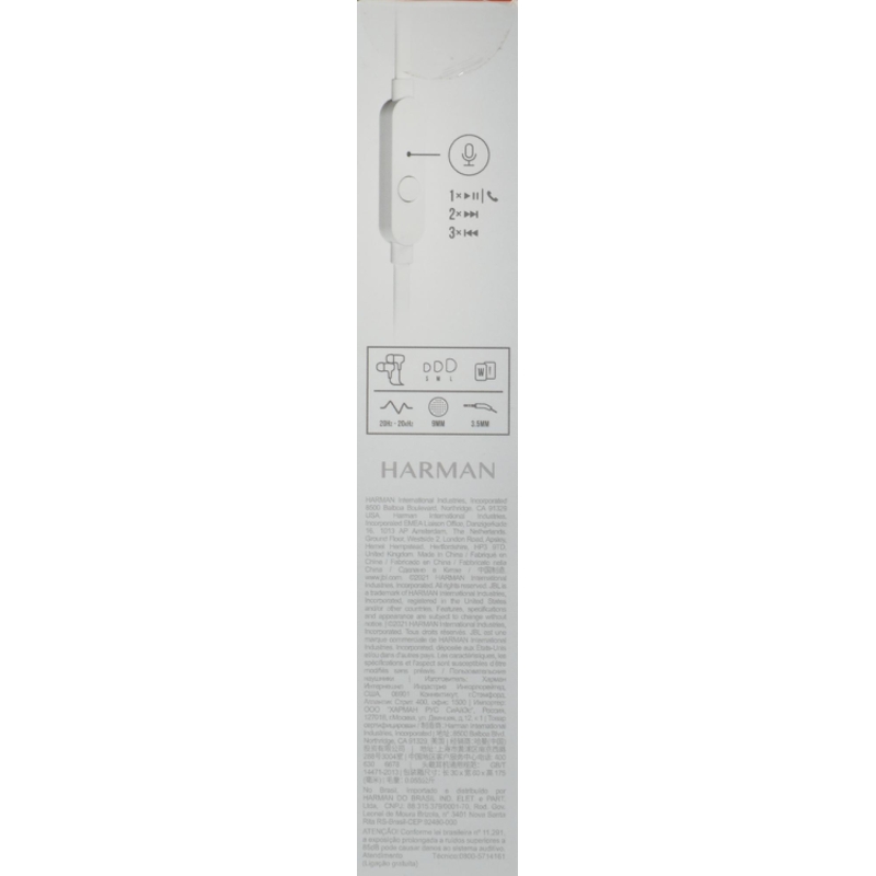 JBL JBLT110WHT