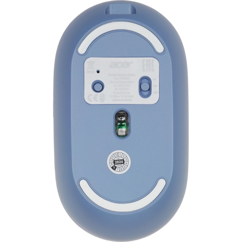 Acer OMR301 [ZL.MCECC.01S] синий оптическая (1600dpi) беспроводная BT/Radio USB (4but)