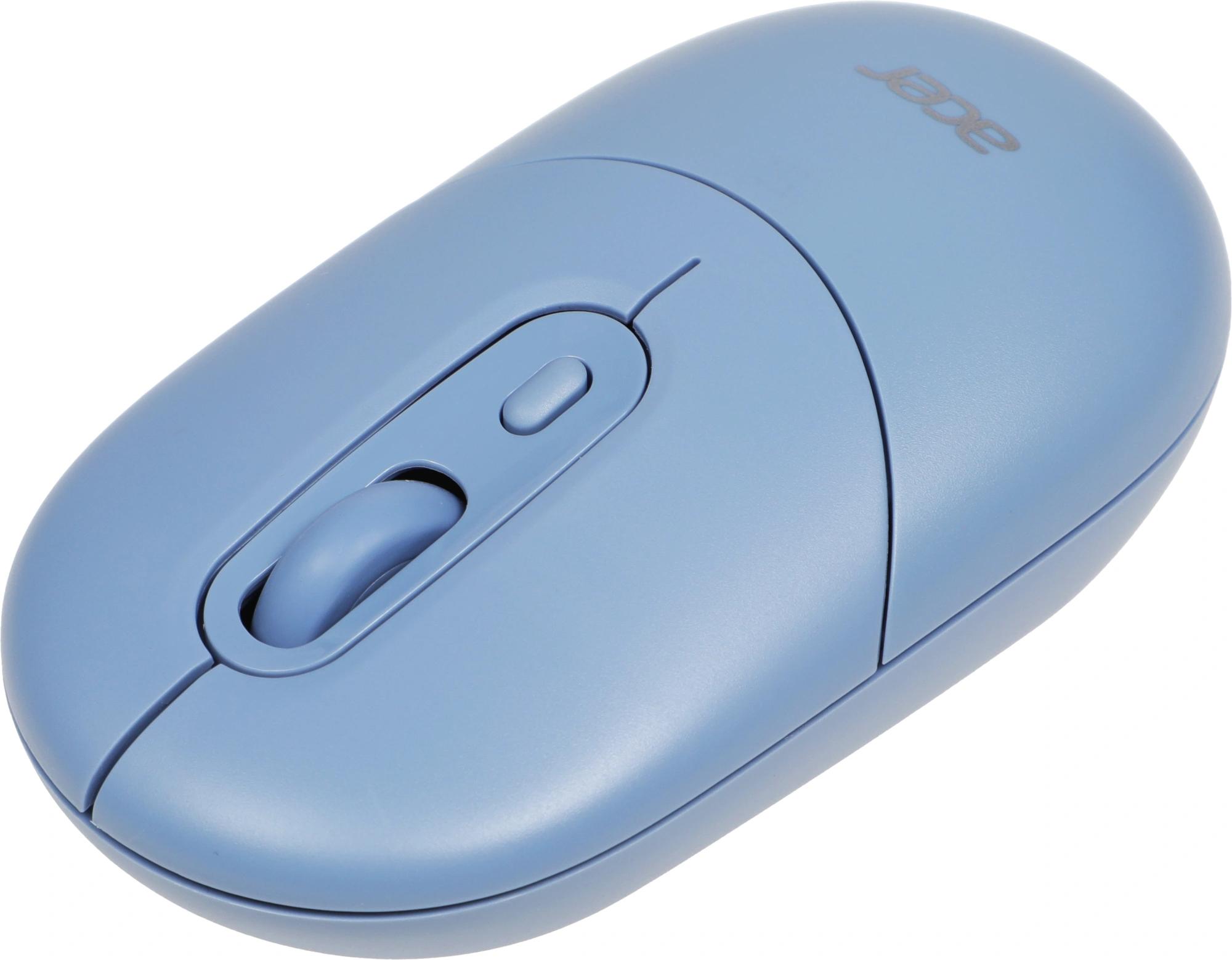 Acer OMR301 [ZL.MCECC.01S] синий оптическая (1600dpi) беспроводная BT/Radio USB (4but)