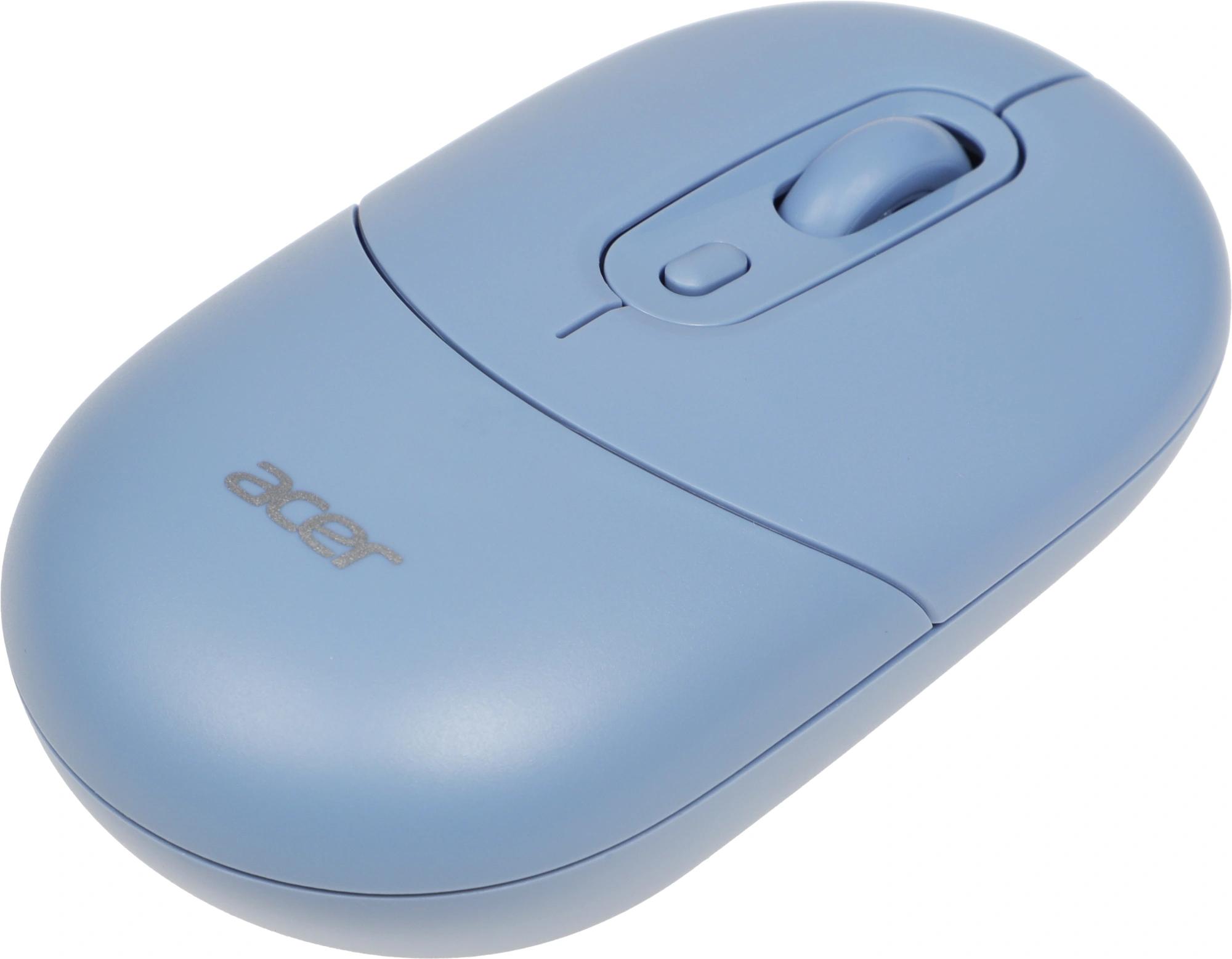 Acer OMR301 [ZL.MCECC.01S] синий оптическая (1600dpi) беспроводная BT/Radio USB (4but)