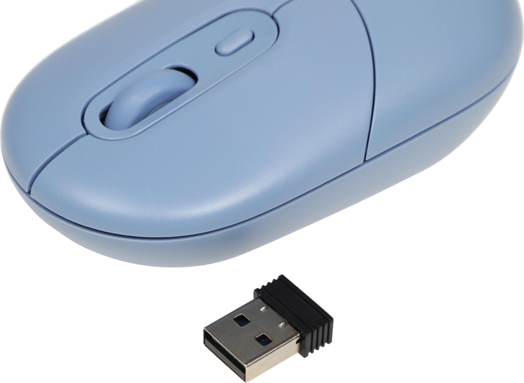 Acer OMR301 [ZL.MCECC.01S] синий оптическая (1600dpi) беспроводная BT/Radio USB (4but)