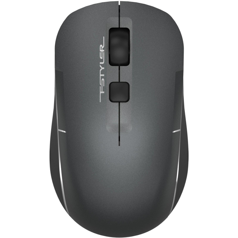 Мышь Wireless A4Tech Fstyler FB26CS Air2 серая/черная, оптическая (2000dpi), BT/Radio, USB, для ноутбука, (4but) (2011600)
