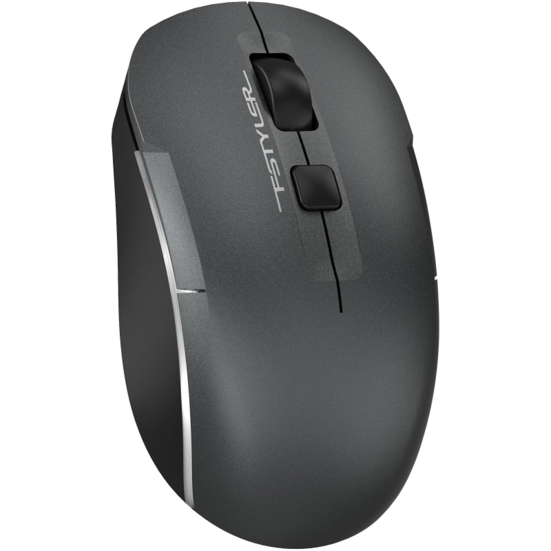 Мышь Wireless A4Tech Fstyler FB26CS Air2 серая/черная, оптическая (2000dpi), BT/Radio, USB, для ноутбука, (4but) (2011600)