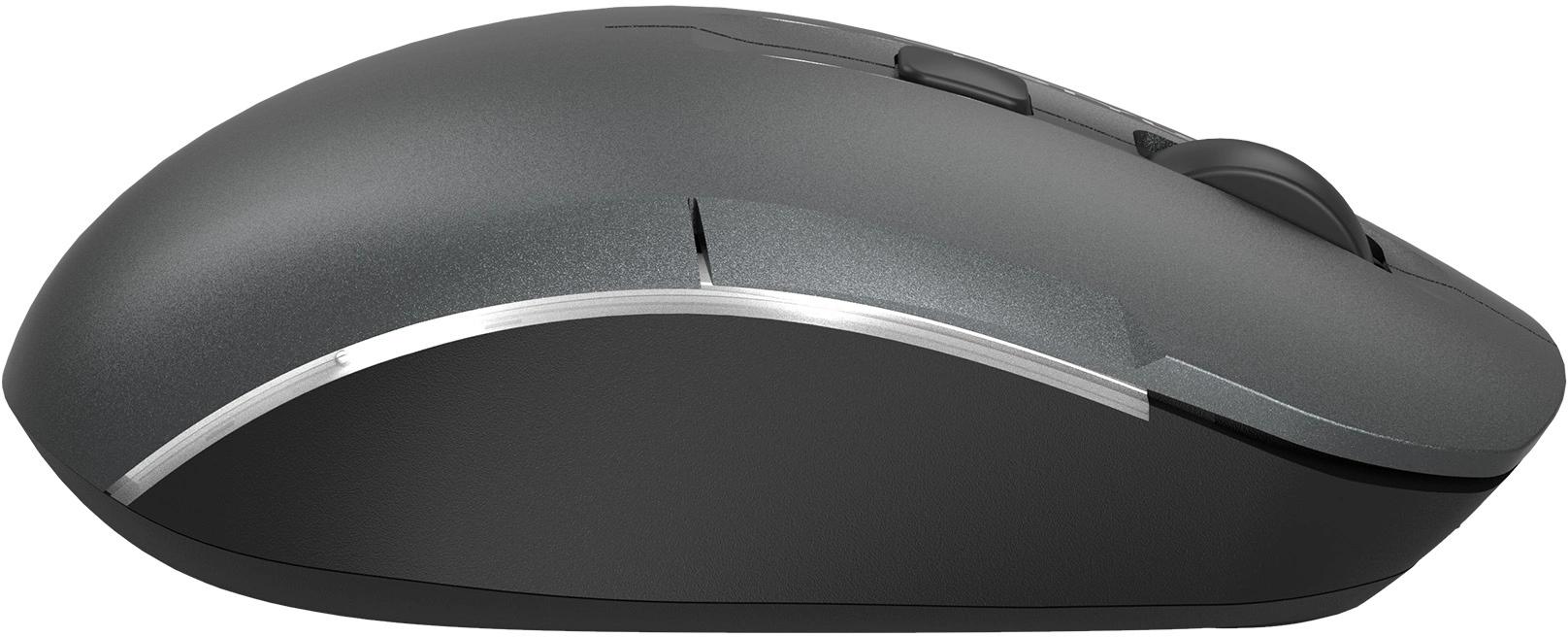 Мышь Wireless A4Tech Fstyler FB26CS Air2 серая/черная, оптическая (2000dpi), BT/Radio, USB, для ноутбука, (4but) (2011600)