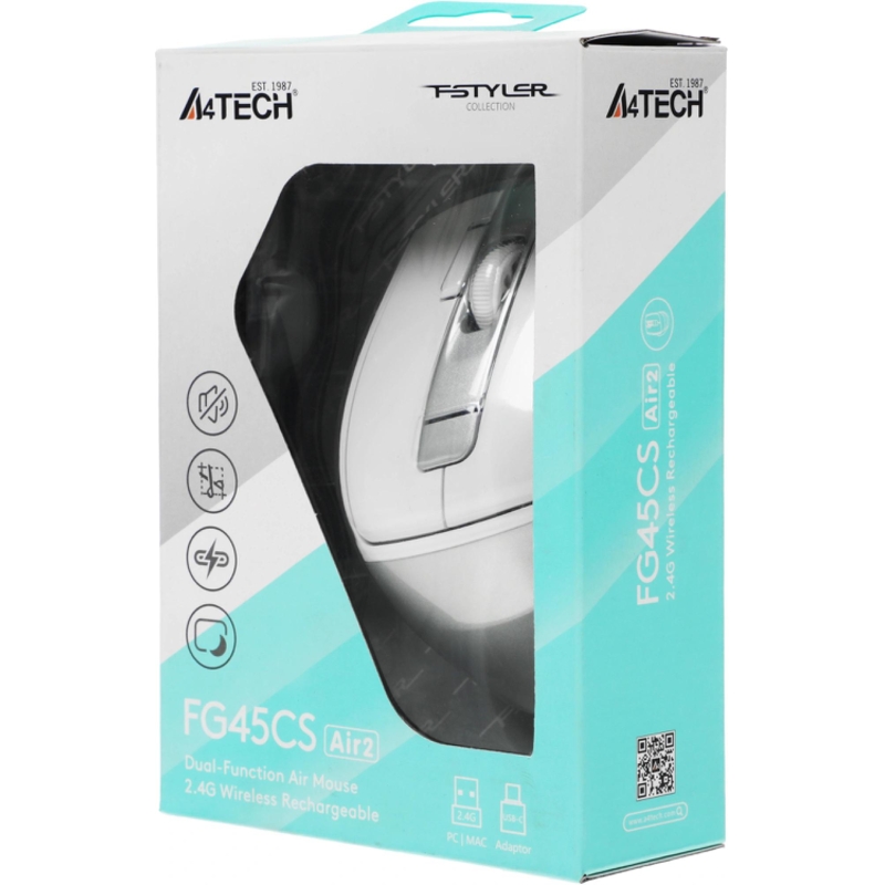 A4Tech FG45CS AIR2 USB (SILVER WHITE)