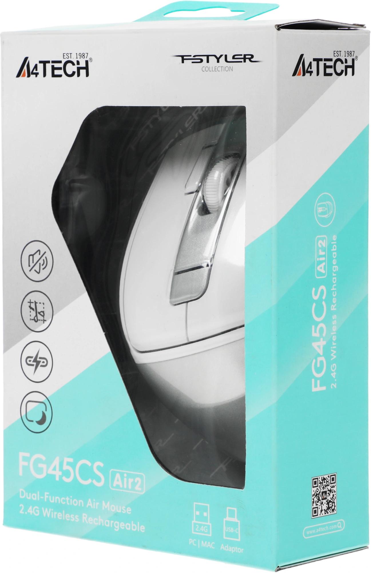 A4Tech FG45CS AIR2 USB (SILVER WHITE)