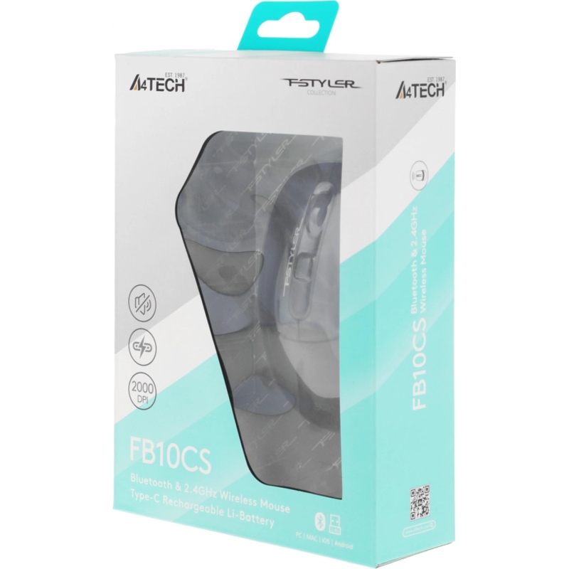 A4Tech FB10CS USB STONE BLACK