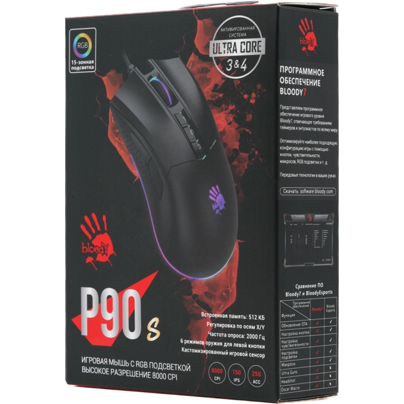 A4Tech P90S STONE BLACK
