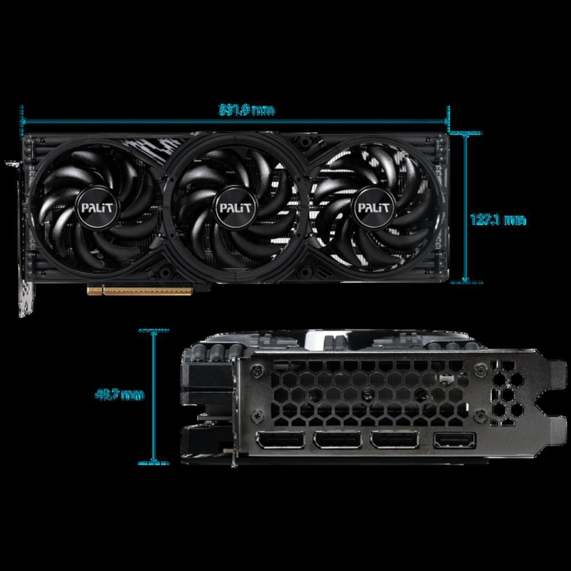 Видеокарта PCIE16 RTX5070 12GB PA-RTX5070 GAMINGPRO-S 12GB PALIT