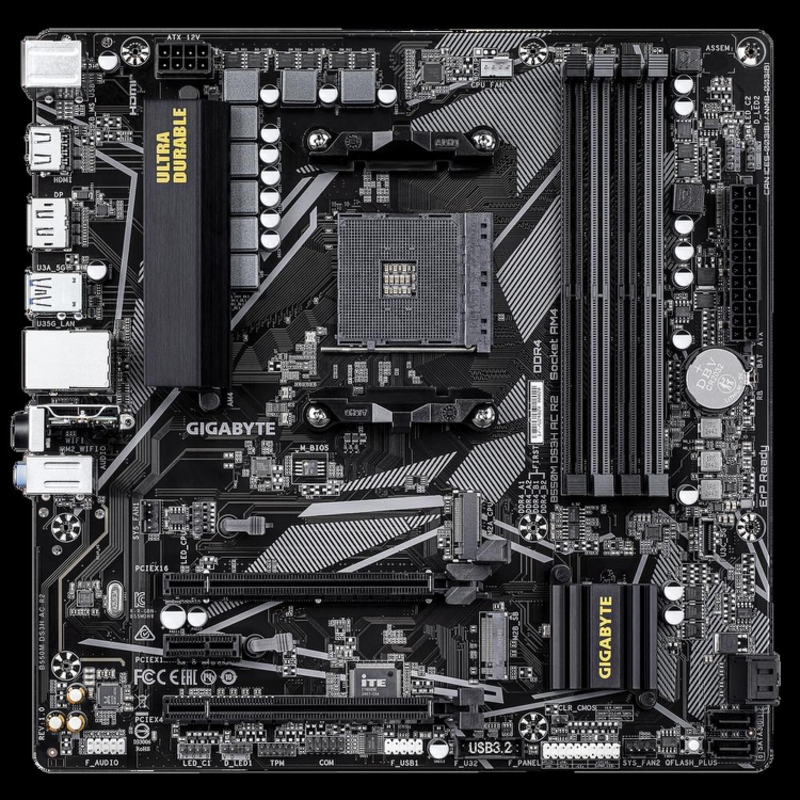 Gigabyte B550M DS3H AC R2