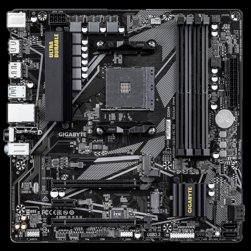 Gigabyte B550M DS3H AC R2