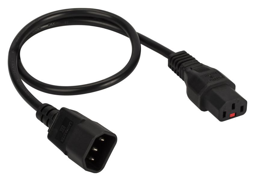 LANMASTER LAN-PP13L/14-0.5-BK