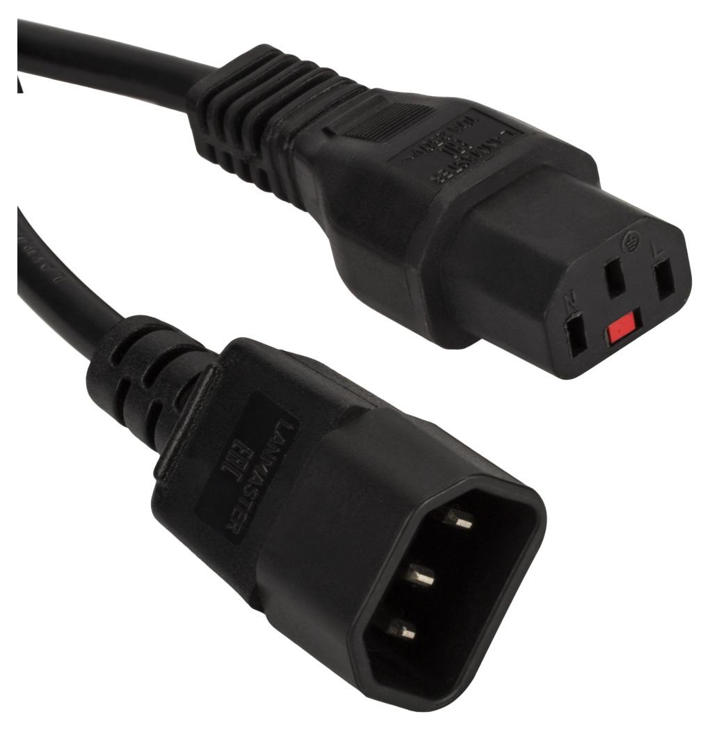 LANMASTER LAN-PP13L/14-0.5-BK