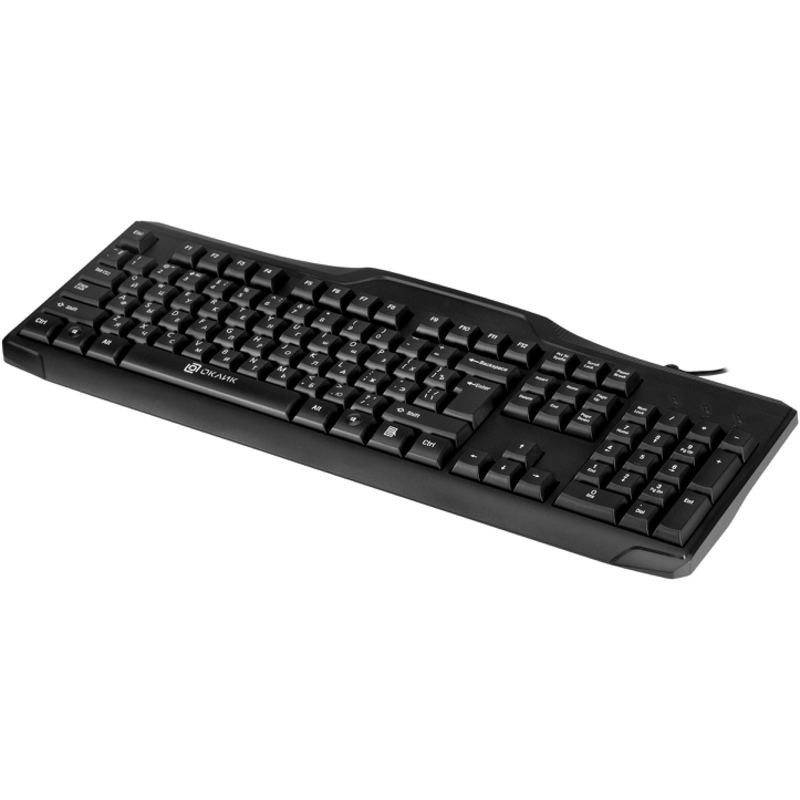 Oklick 170M черный USB проводная, длина кабеля 1.35 м, 104КЛ [855272]