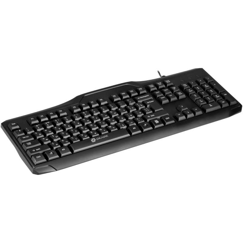Oklick 170M черный USB проводная, длина кабеля 1.35 м, 104КЛ [855272]