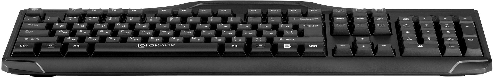 Oklick 170M черный USB проводная, длина кабеля 1.35 м, 104КЛ [855272]