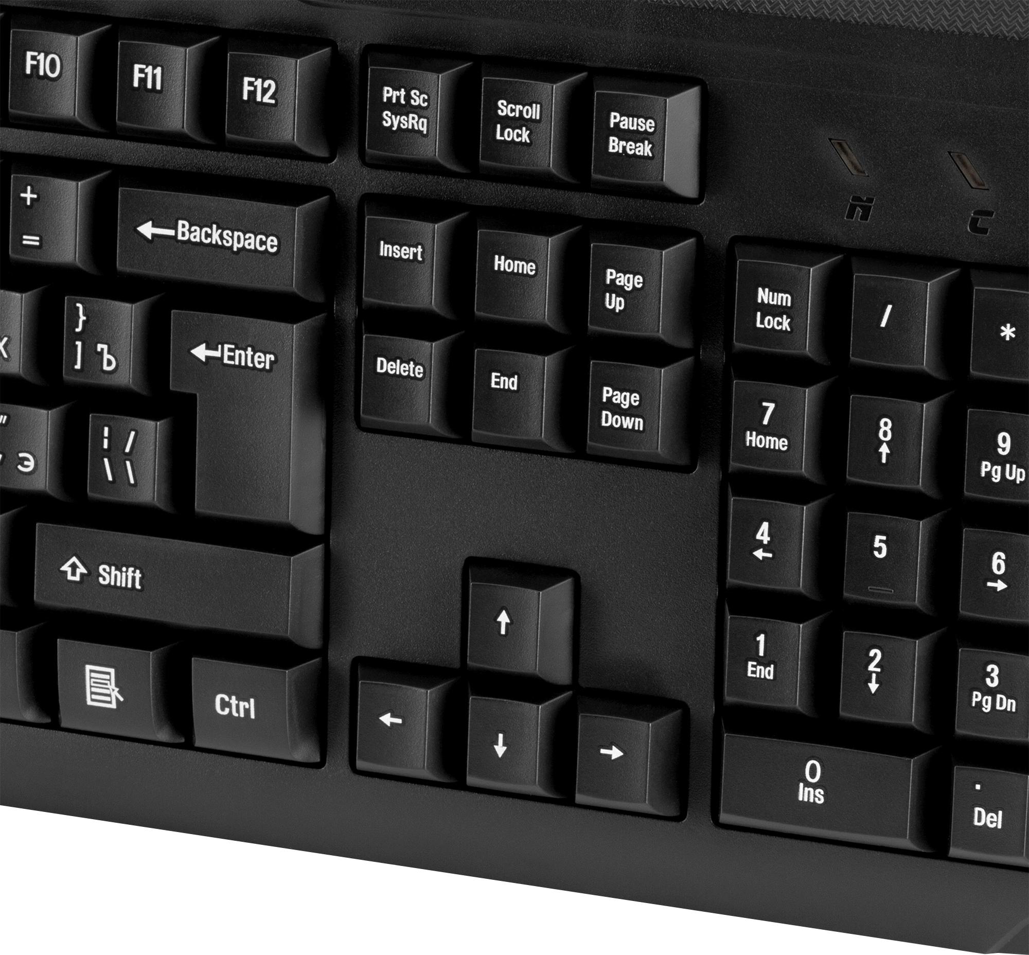 Oklick 170M черный USB проводная, длина кабеля 1.35 м, 104КЛ [855272]