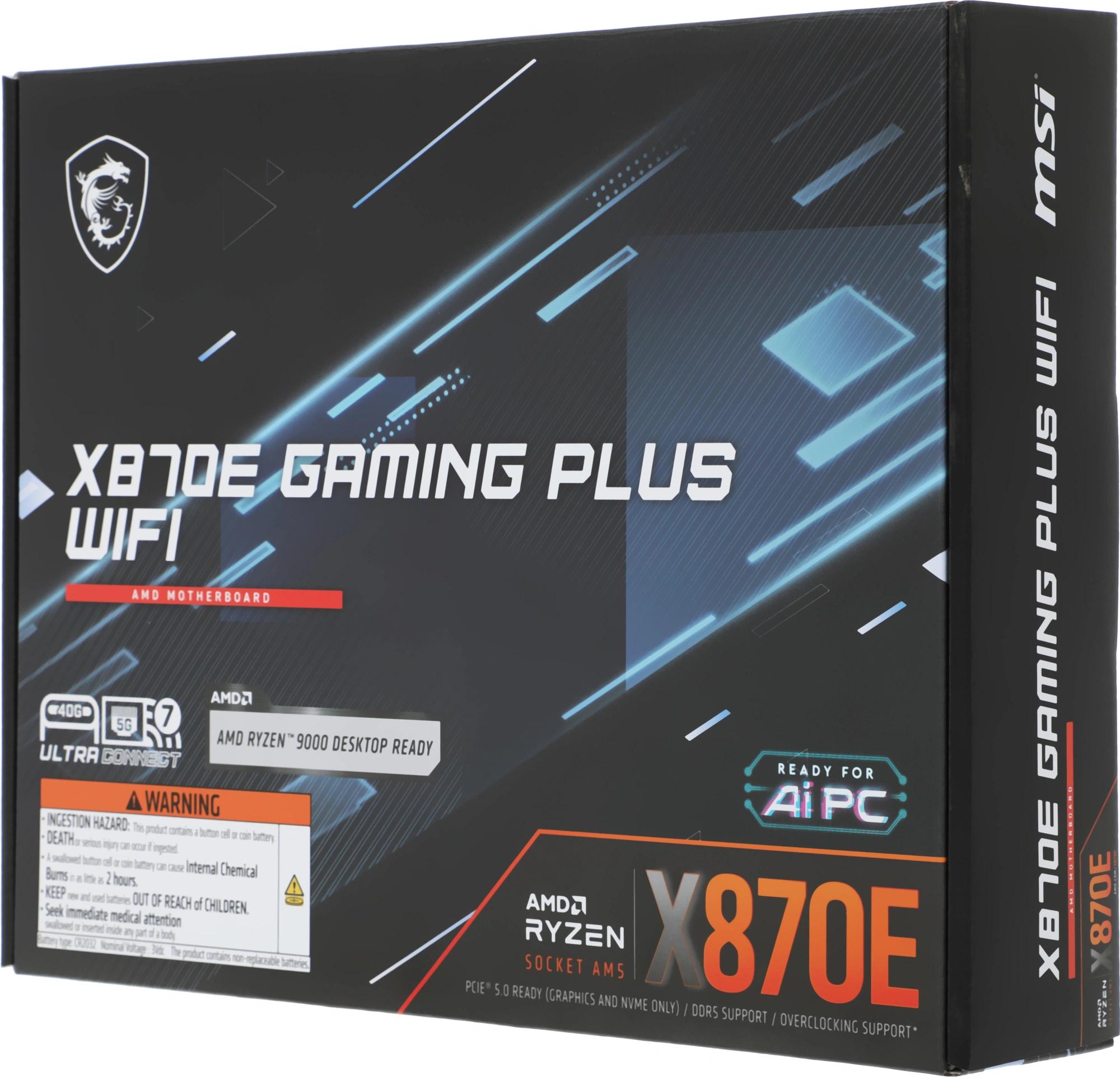 MSI X870E GAMING PLUS WIFI