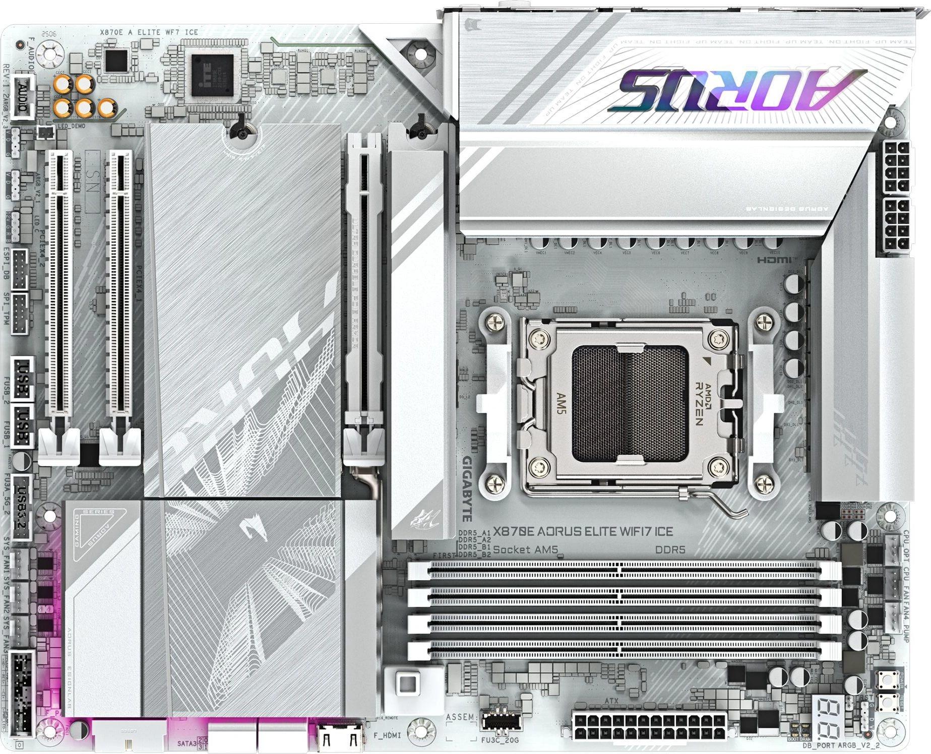 Gigabyte X870E AORUS ELITE WIFI7 ICE