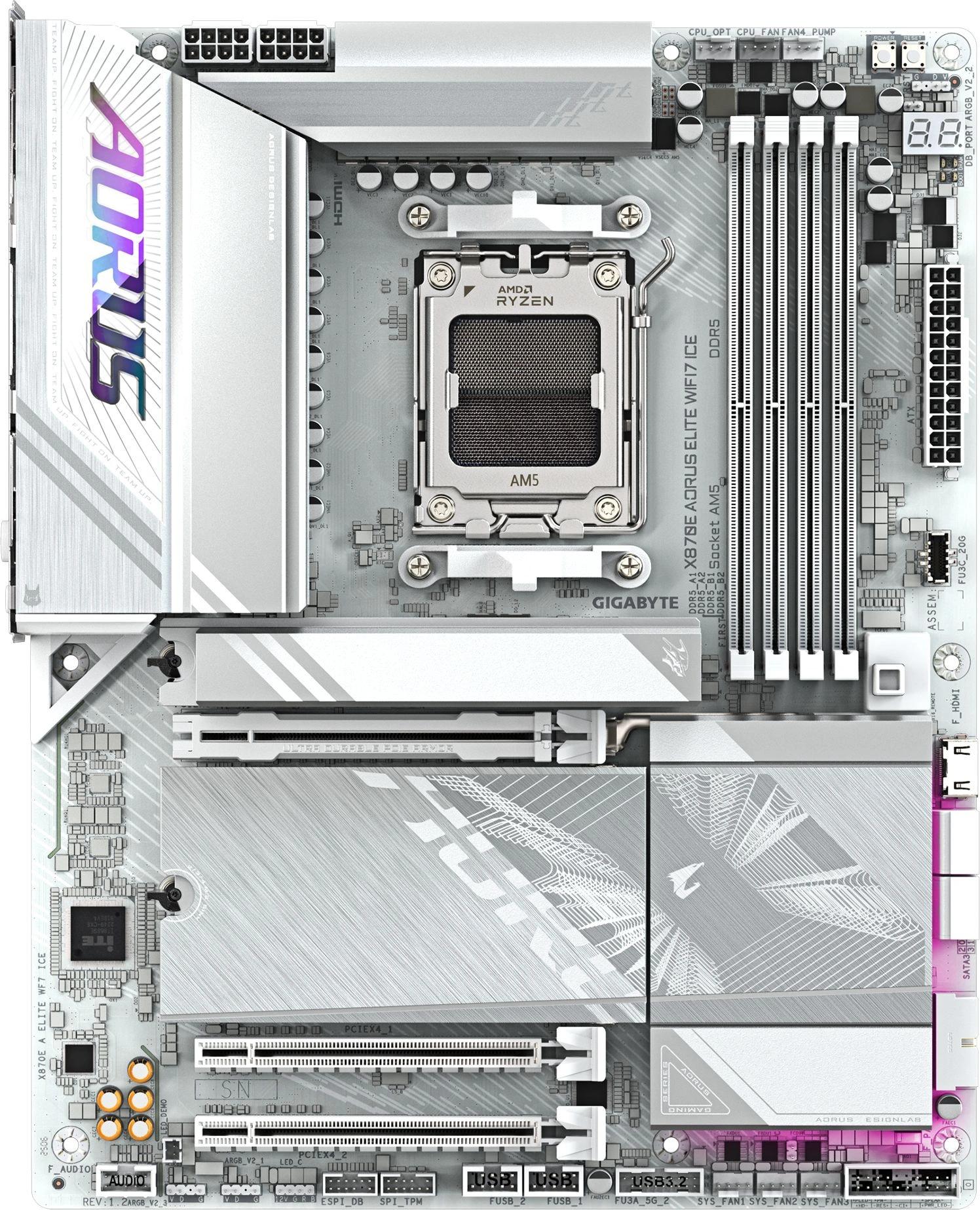 Gigabyte X870E AORUS ELITE WIFI7 ICE