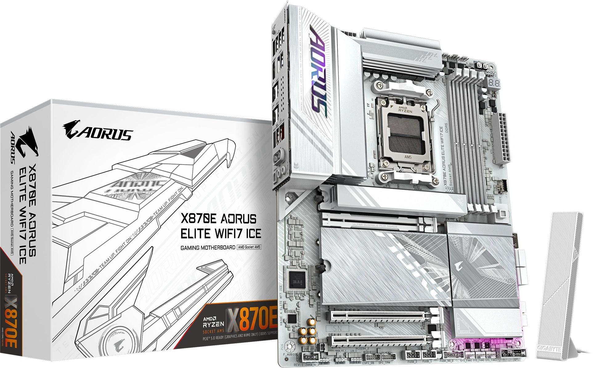 Gigabyte X870E AORUS ELITE WIFI7 ICE