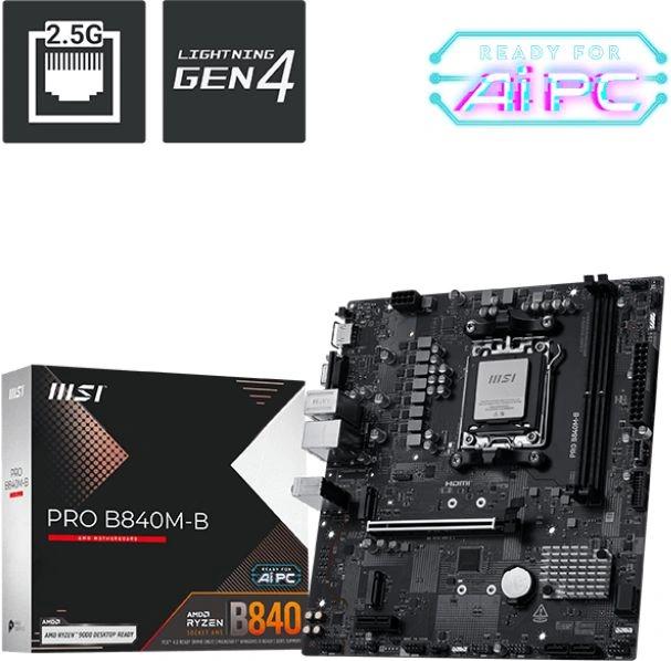 Материнская плата MSI PRO B840M-B