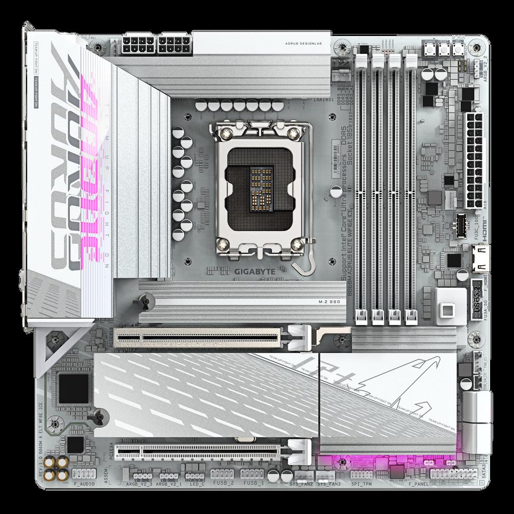 Gigabyte B860M AORUS ELITE WIFI6E ICE