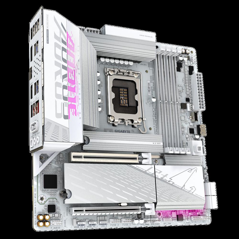 Gigabyte B860M AORUS ELITE WIFI6E ICE