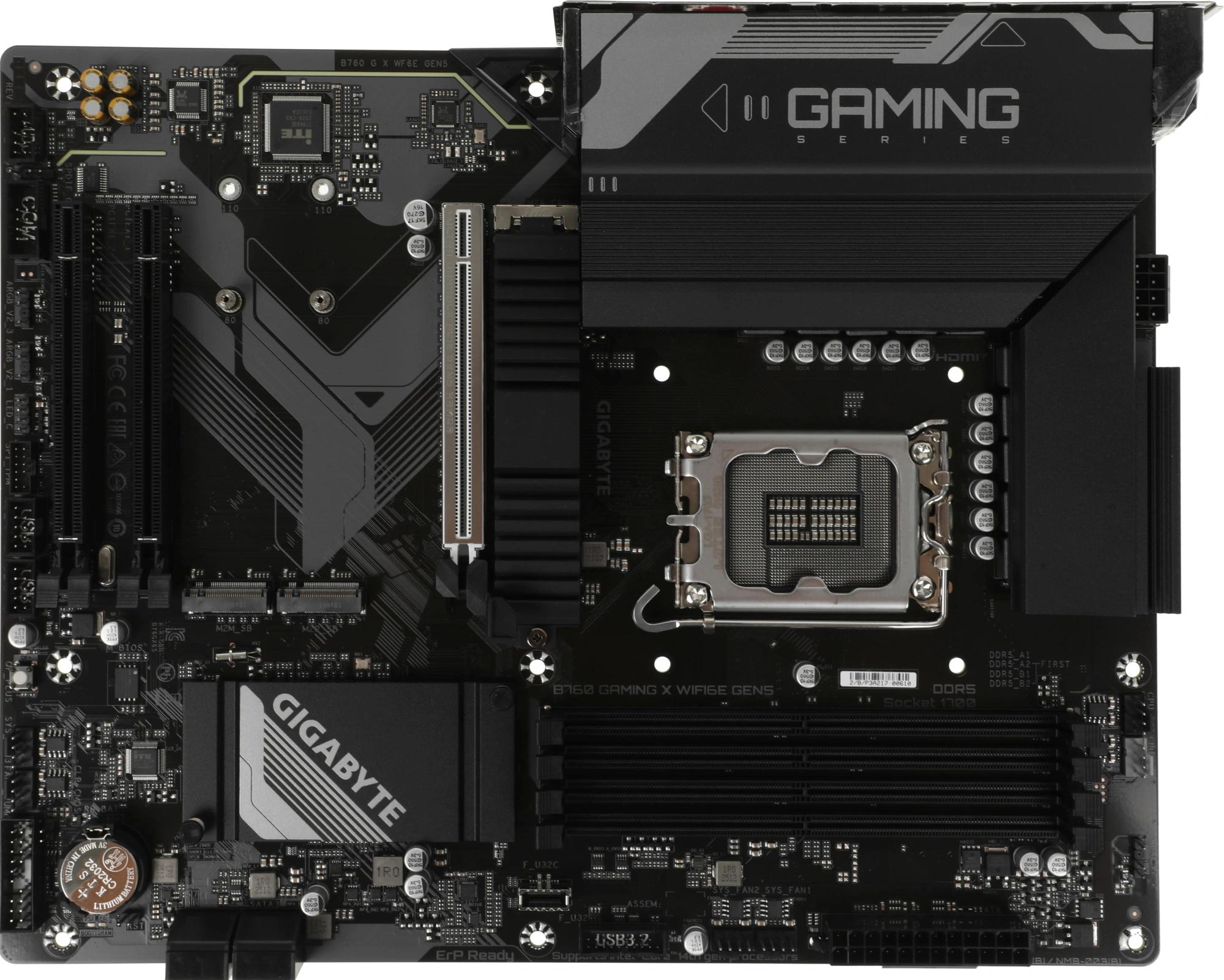 Gigabyte B760 G X WF6E GEN5