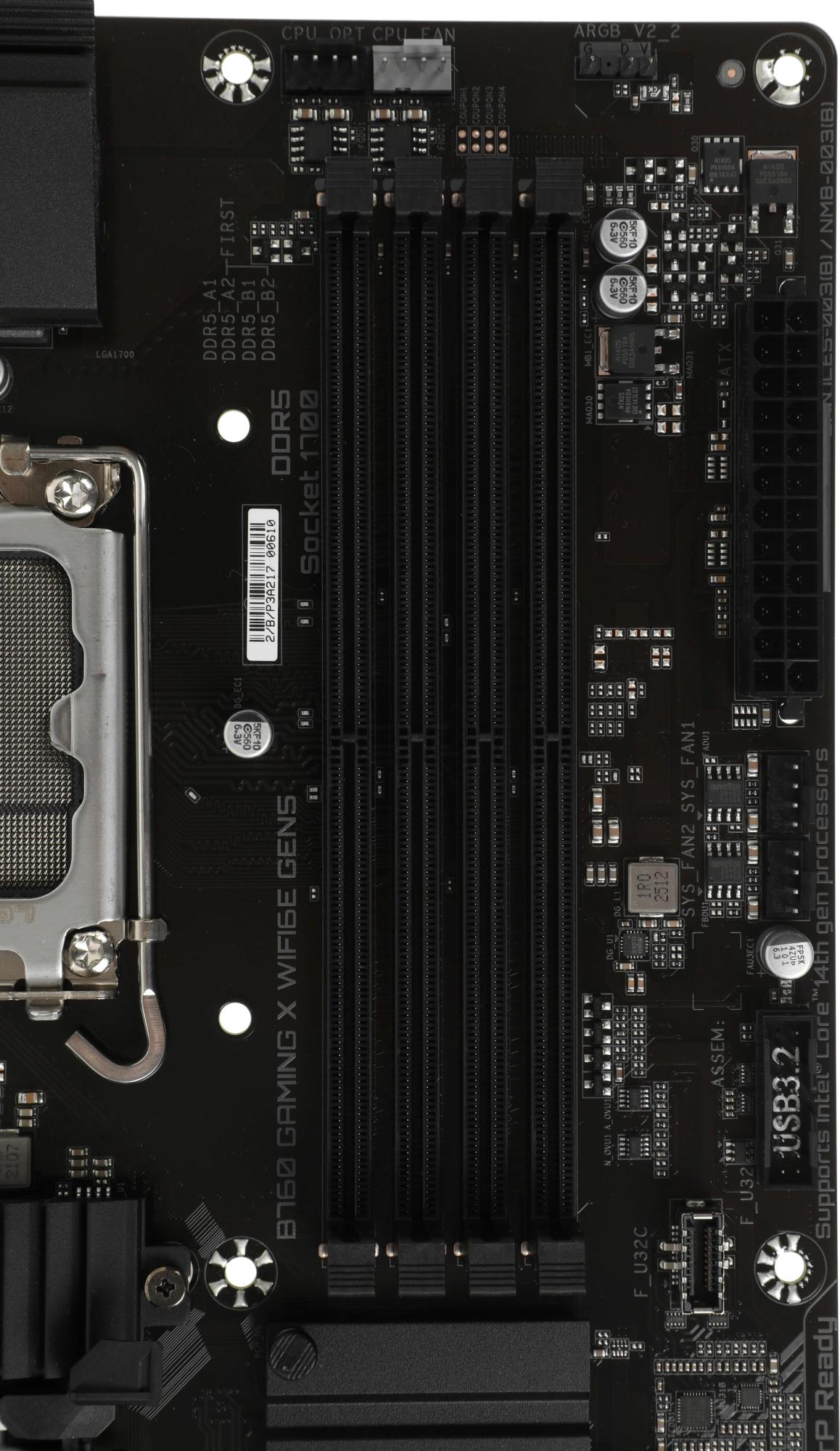 Gigabyte B760 G X WF6E GEN5