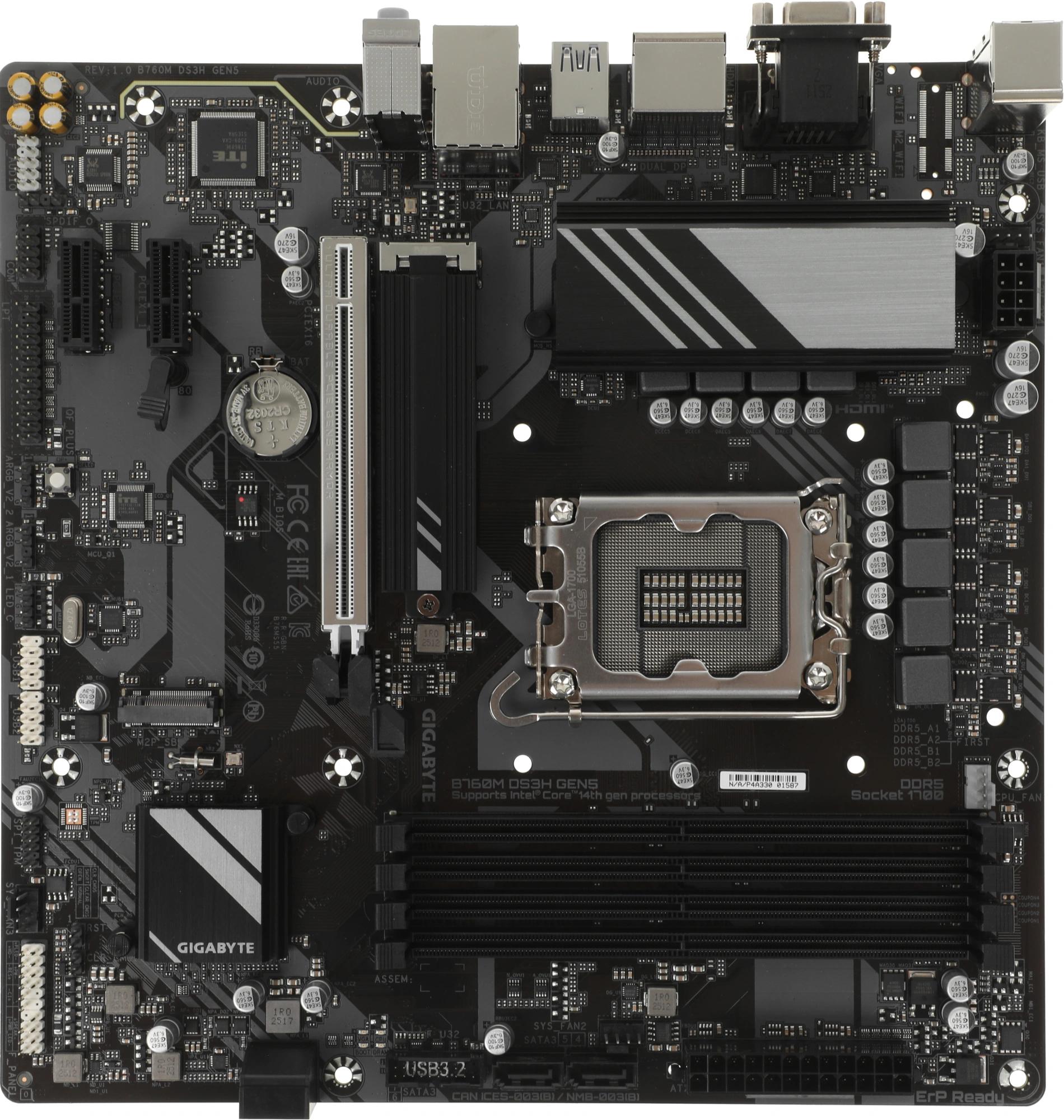 Материнская плата Gigabyte B760M DS3H GEN5