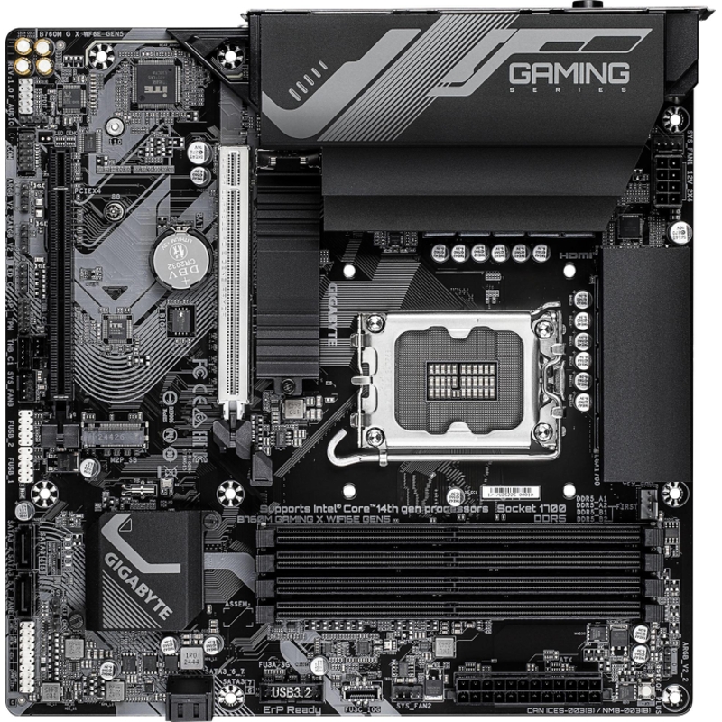 Материнская плата Gigabyte B760M GAMING X WIFI6E GEN5 арт. B760M G X WF6E GEN5